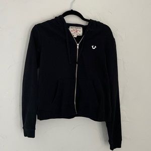 True religion zip up hoodie